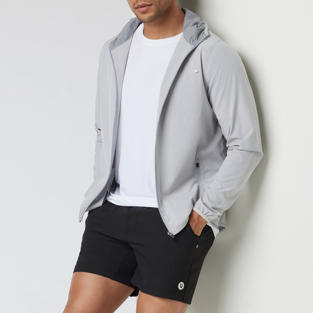 Vuori Outdoor Trainer Shell Platinum Linen Texture M